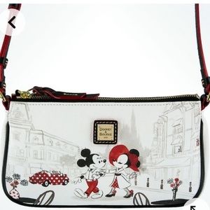Dooney and Bourke Mickey Mouse & Minnie Mouse leather purse